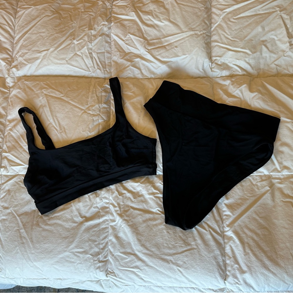 Aerie Bralette and High-Waist Bikini Set